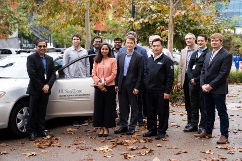 Group Photo with Concept Car